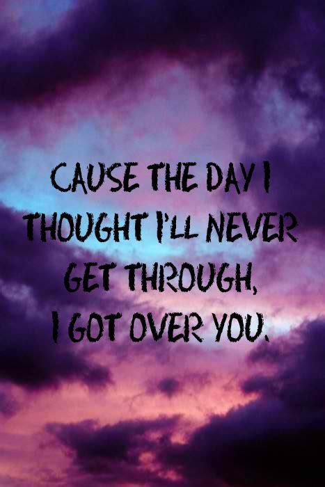 lyrics of over you|daughter i got over you.